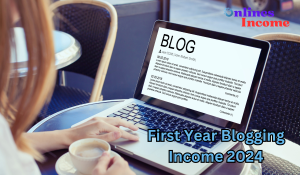 First Year Blogging Income 2024